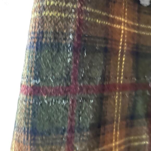 GH Bass & Co Shirt Mens XL Camping Plaid Flannel Long Sleeves Button Down Brown - Picture 4 of 10